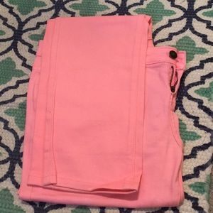 Skinny Jeans - Bright Salmon